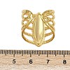 Horse Eye 304 Stainless Steel Enamel Cuff Rings for Women RJEW-G355-04G-7