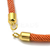 Nylon Cords Bracelet Makings Fit for Connector Charms AJEW-P116-02G-15-2
