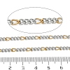 Two Tone 304 Stainless Steel Figaro Chains CHS-G050-04GP-2