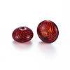 Transparent Handmade Blown Glass Globe Beads X-GLAA-T012-19A-2
