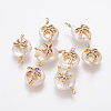 Natural Cultured Freshwater Pearl Pendants PEAR-F014-01G-2