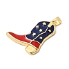 Brass Enamel Pendants KK-A296-48B-G01-2