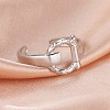 Non-Tarnish 304 Stainless Steel Open Cuff Rings LS-RJEW-H213-03P-1