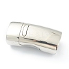 Tarnish Resistant 304 Stainless Steel Magnetic Clasps with Glue-in Ends STAS-O148-03P-1