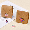 60Pcs Rectangle Foldable Cardboard Necklace Display Cards CDIS-GL0001-02-5