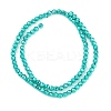 Baking Paint Electroplated Synthetic Non-magnetic Hematite Beads Strands G-H072-A01-01J-2