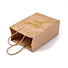Gold Stamp Thank You Printed Paper Gift Tote Bags ABAG-Q055-03D-2
