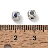 SHEGRACE Brass Cubic Zirconia Beads XGRQ4H909-682P-C-3