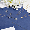 6Pcs 2 Colors 304 Stainless Steel Paperclip Chain Necklaces NJEW-SC0001-58B-3