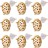 Brass Studs Earring Findings KK-BBC0019-01G-01-6