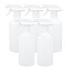 500ml White Plastic Trigger Spray Bottles with Adjustable Nozzle Empty Mist Spray Bottles for Cleaning Plant Flowers Home Garden AJEW-BC0005-72-1