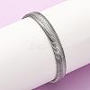 304 Stainless Steel Herringbone Chains Bracelets for Women BJEW-P361-01P-1