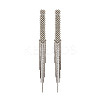 Cross Alloy Rhinestone Chain Tassel Stud Earrings WGF2F09-02-3