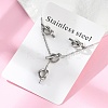 304 Stainless Steel Jewelry Set SJEW-V001-01P-5