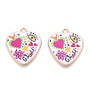 Printed Alloy Pendants ENAM-ZX002-36A-2