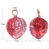 50Pcs Transparent Spray Painted Glass Pendants GLAA-CJ0002-23-2