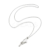 Brass Pouch Necklace Making for Gemstone Nugget NJEW-JN04369-01-1