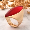 Resin Horse Eye Finger Rings LS-RJEW-R006-01G-01-1