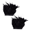 Rooster Feather Trim Clothing Cuffs Decoration AJEW-WH0696-197A-1
