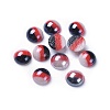 Opaque Glass Cabochons X-GGLA-S038-10L-6mm-1