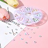 320Pcs 8 Colors Opaque Acrylic Beads FIND-FS0002-84-10