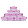 3G PS Plastic Empty Portable Facial Cream Jar MRMJ-WH0020-01B-1