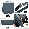 1 Bag Handmade PU Leather Crochet Shoulder Bag Accessories Kits DIY-CL0001-04A-2
