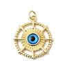 Brass Resin Pendants KK-H267-067G-1