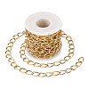 Decorative Chain Aluminium Twisted Chains Curb Chains CHA-TA0001-07G-1