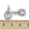 Brass with Cubic Zirconia Charms KK-Q820-10P-3
