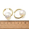 Round Brass Hoop Earrings EJEW-Z086-01G-5