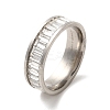 304 Stainless Steel Finger Ring with Cubic Zirconia RJEW-Z029-02P-1