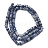 Natural Blue Spot Jasper Heishi Beads Strands G-A299-A14-01-3