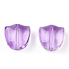 Spray Painted Transparent Glass Beads GLAA-T022-26-A02-2