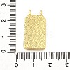 Rectangle Brass Pendants KK-S508-03D-G-3