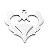 Non-Tarnish 304 Stainless Steel Pendants LS-STAS-D036-06P-1