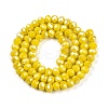 Electroplate Glass Beads Strands EGLA-A044-P6mm-A04-3