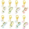 2Pcs Acrylic Pendant Decorations HJEW-YW00302-01-2