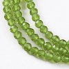 Glass Beads Strands EGLA-E057-02B-13-3