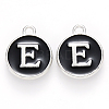Platinum Plated Alloy Charms ENAM-S118-02E-P-1