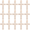 SUNNYCLUE 30Pcs Alloy Rhinestone Pendants FIND-SC0005-65-1