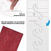 Transparent Acrylic Sewing Template DIY-GF0002-85-3
