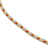 2.5MM Round Nylon Cotton Cord Necklace Making NJEW-C106-01G-3