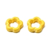 Flower Hollow Glazed Porcelain Bead Frame PORC-A034-09L-2