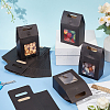 Rectangle Paper Storage Gift Boxes with Clear Window CON-WH0095-60-4