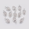 Brass Micro Pave Cubic Zirconia Charms LS-KK-A144-044P-1