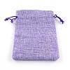 Burlap Packing Pouches Drawstring Bags ABAG-Q050-10x14-03-1