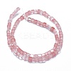 Cherry Quartz Glass Beads Strands G-F631-C06-2