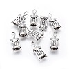 Tibetan Style Corkscrew Alloy Pendants TIBEP-Q054-12AS-NR-2
