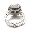 Non-Tarnish 304 Stainless Steel Open Cuff Rings RJEW-Z018-19P-3